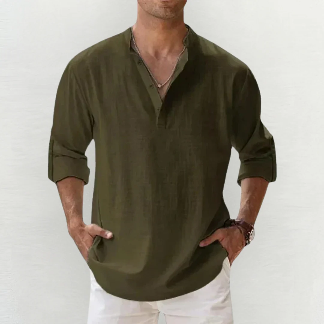 Patrick® | Premium Cotton-Linen Stretch Shirt - Image 7