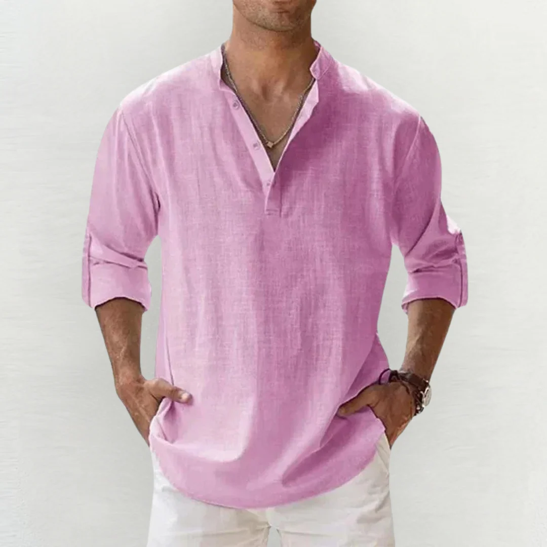 Patrick® | Premium Cotton-Linen Stretch Shirt - Image 9
