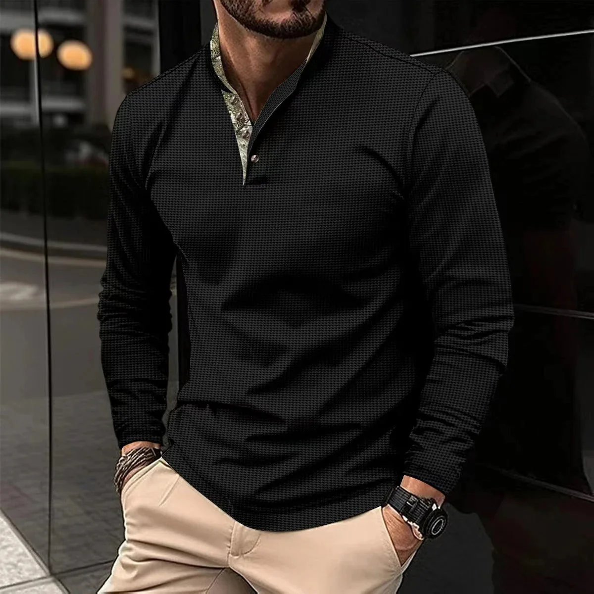 Patrick® | Stylish Longsleeve Polo For Men - Image 6