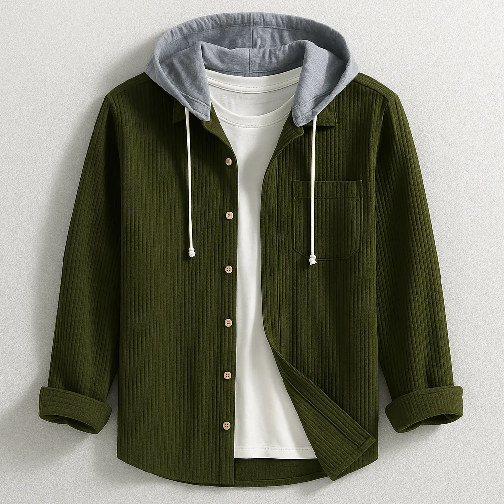Paul | LUXURY HOODED SHIRT - Image 5