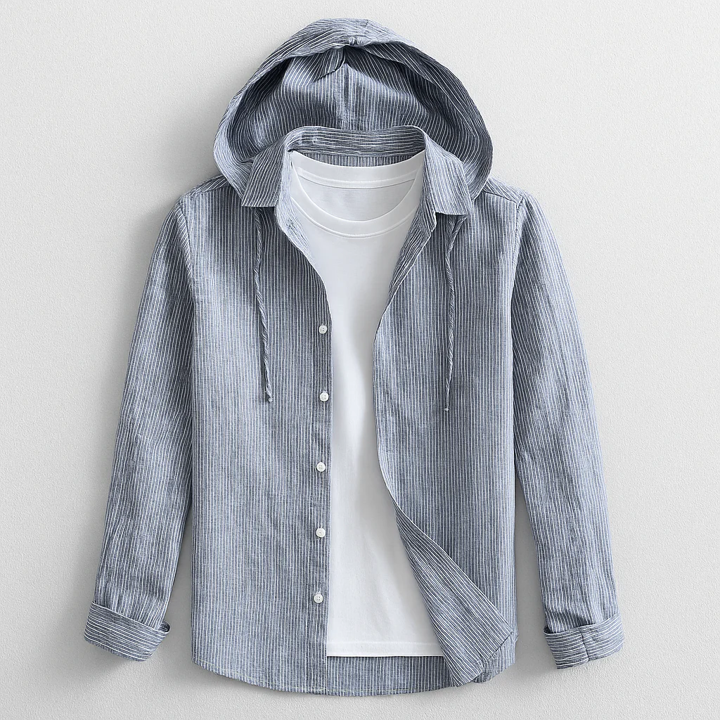 Pedro | LUXURY HOODED SHIRT - Image 4