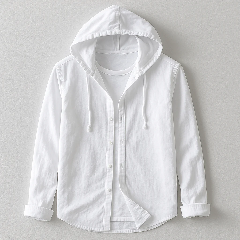 Pedro | LUXURY HOODED SHIRT - Image 5