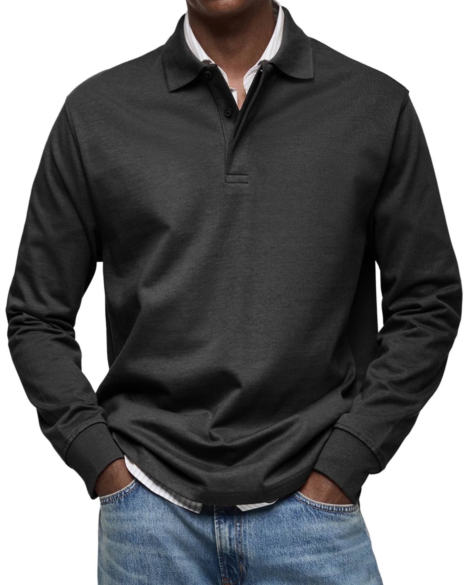 Percy® | Men'S Long-Sleeve Polo - Image 3