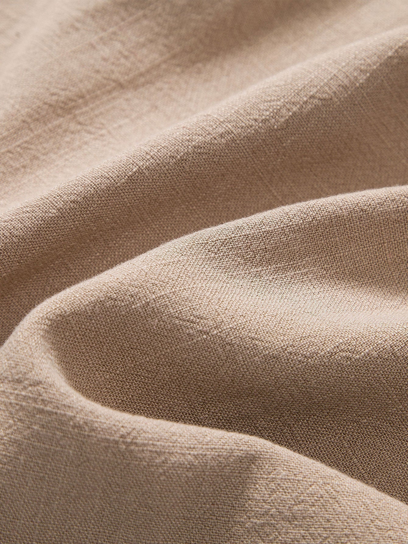 Perfecto® | Linen And Rayon Blend Stand Collar Shirt & Straight Leg Linen Pants - Image 12
