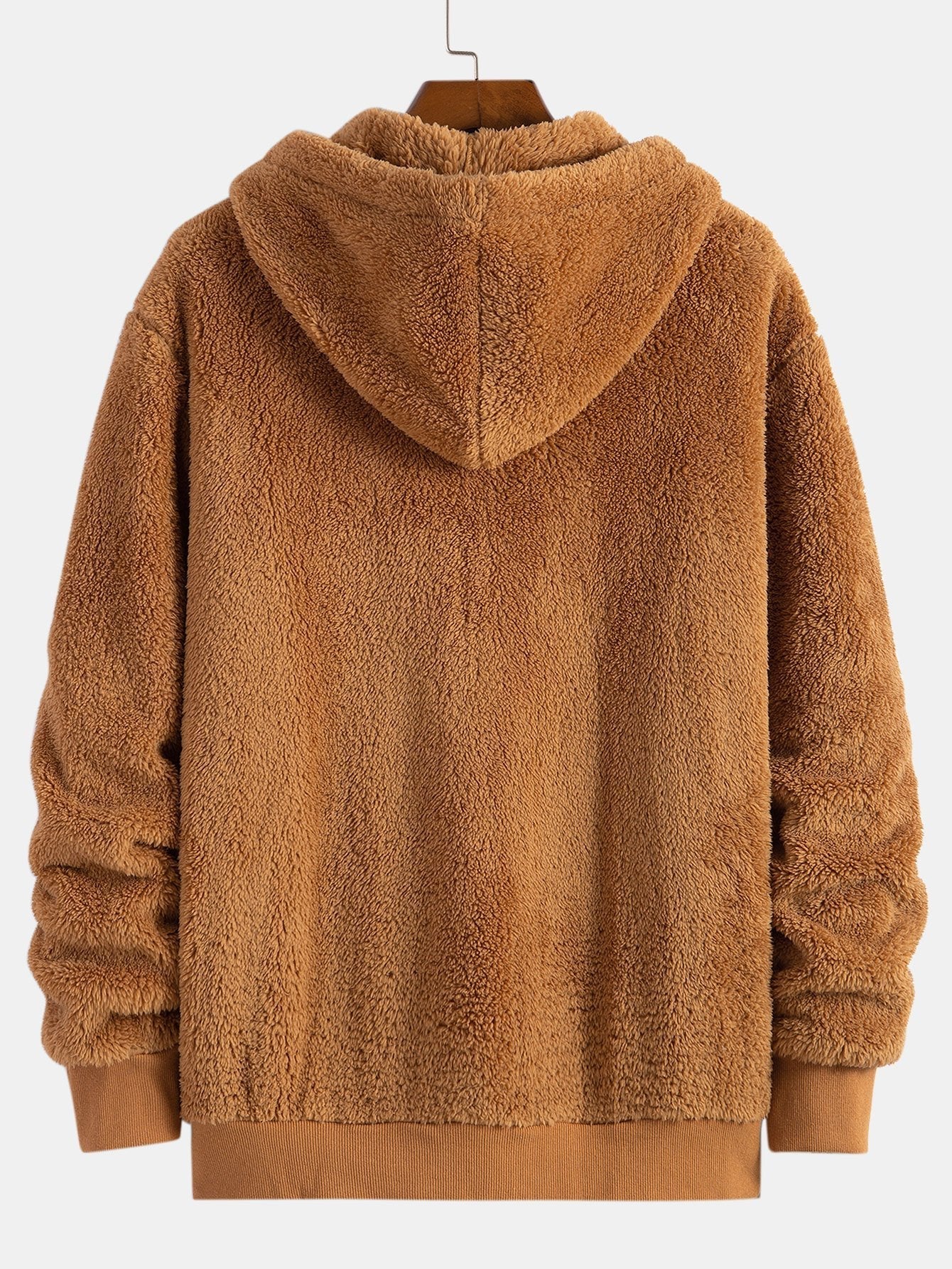 Peyton | Basic Teddy Zip Up Hoodie - Image 4