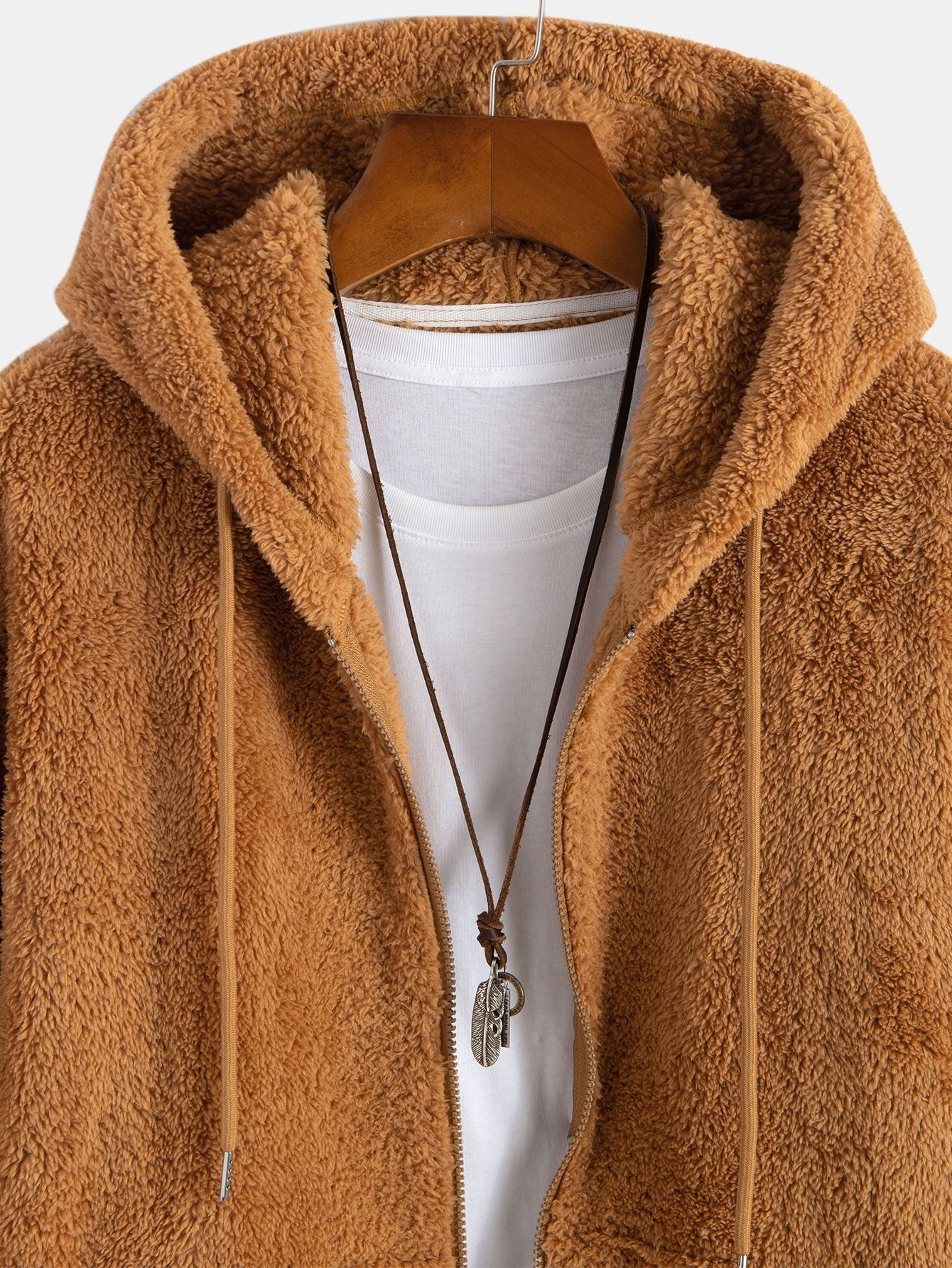 Peyton | Basic Teddy Zip Up Hoodie - Image 5
