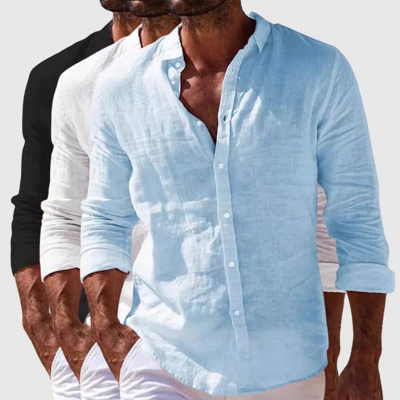 Philip | Sorrento Linen Shirt - Image 4