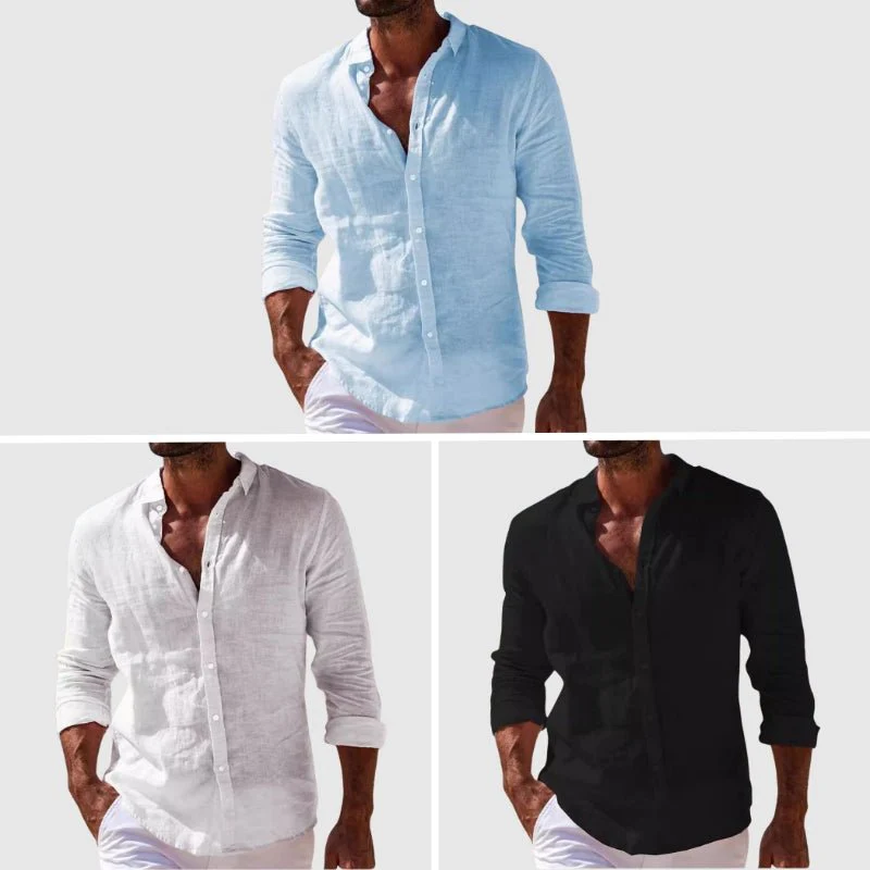 Philip | Sorrento Linen Shirt - Image 5