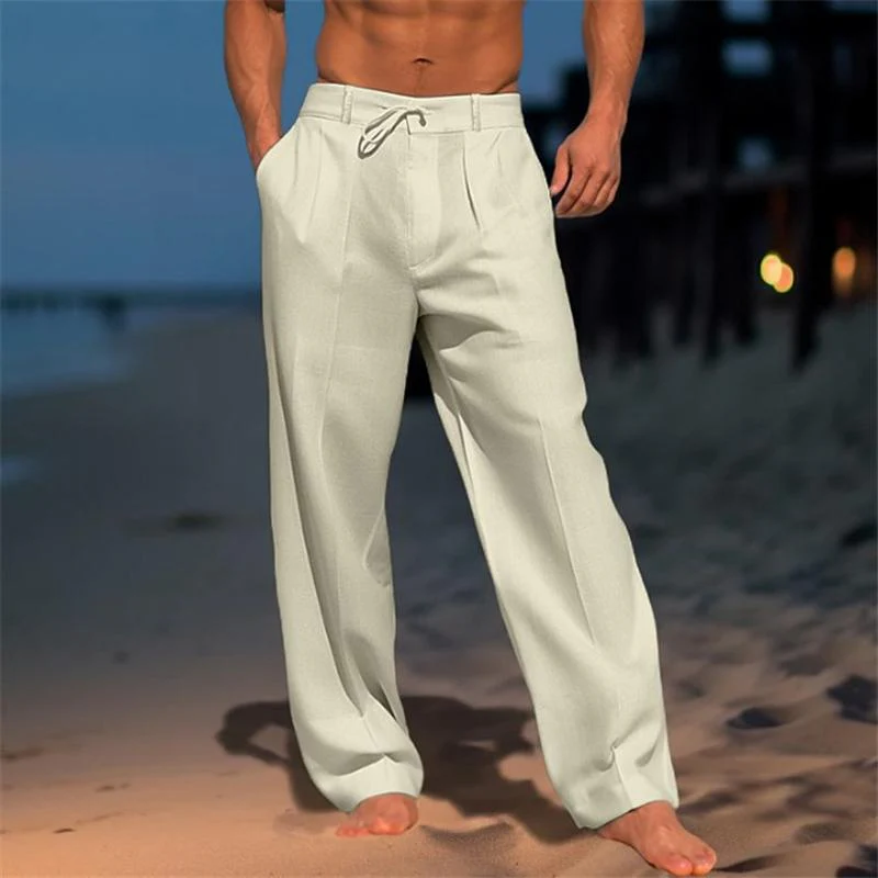 Pipo® | Plain Linen Trousers - Image 3