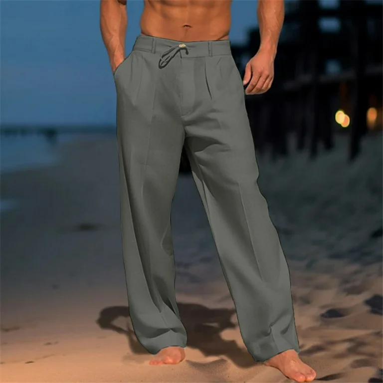 Pius® | Plain Cotton Pants - Image 2