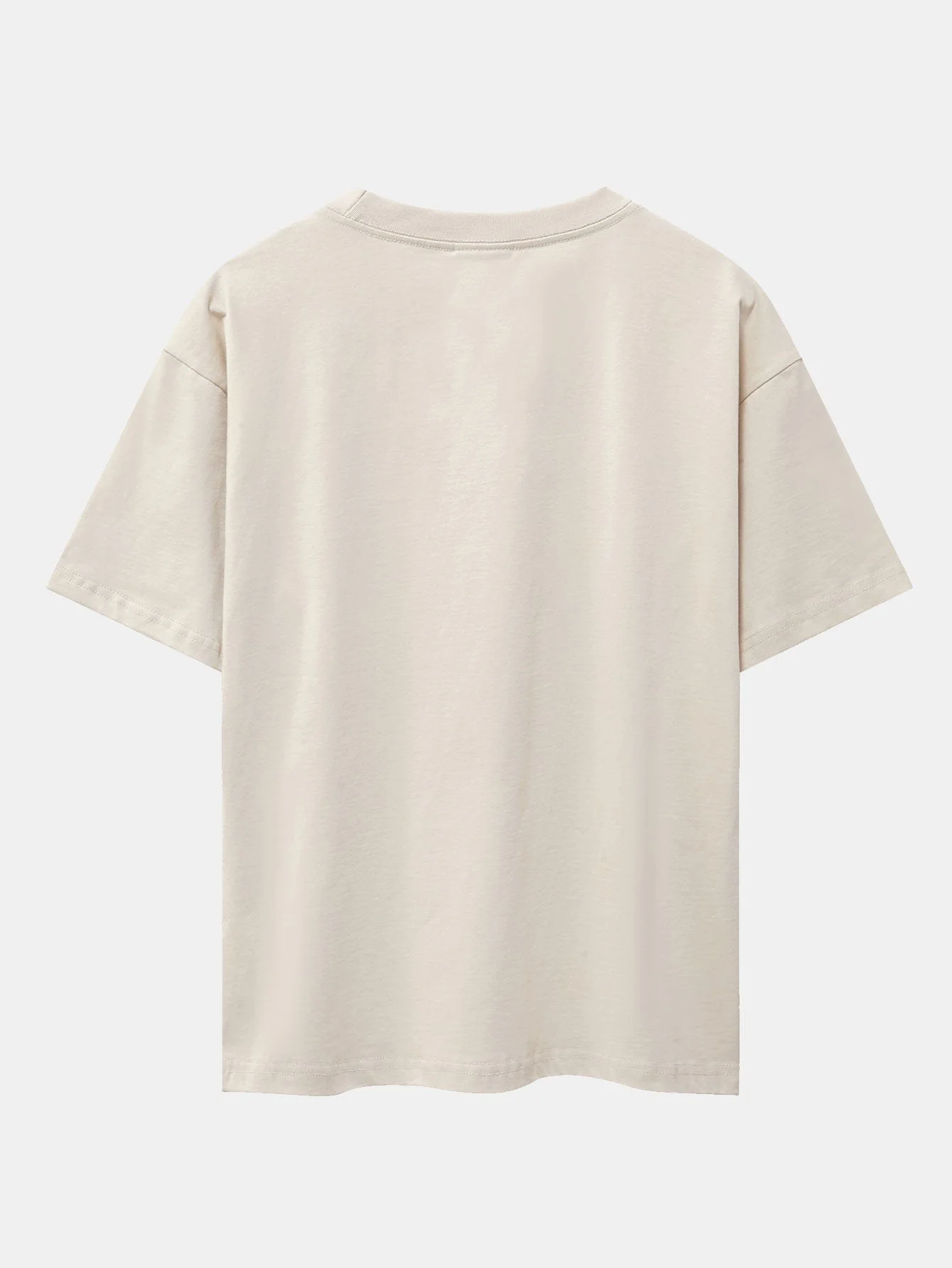 Plinio® | Create Adam Print Heavy Weight Oversize T-Shirt & Corduroy Shorts - Image 12