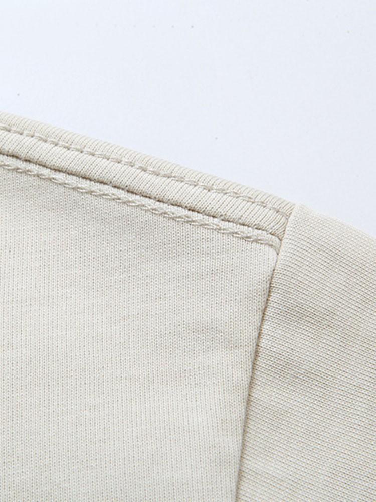 Plinio® | Create Adam Print Heavy Weight Oversize T-Shirt & Corduroy Shorts - Image 14