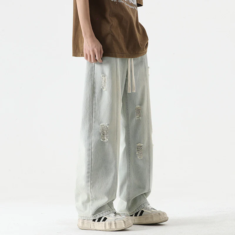 Pruett® | Nexus Distressed Denim Joggers - Image 10