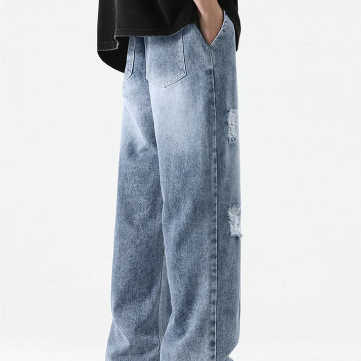 Pruett® | Nexus Distressed Denim Joggers - Image 4