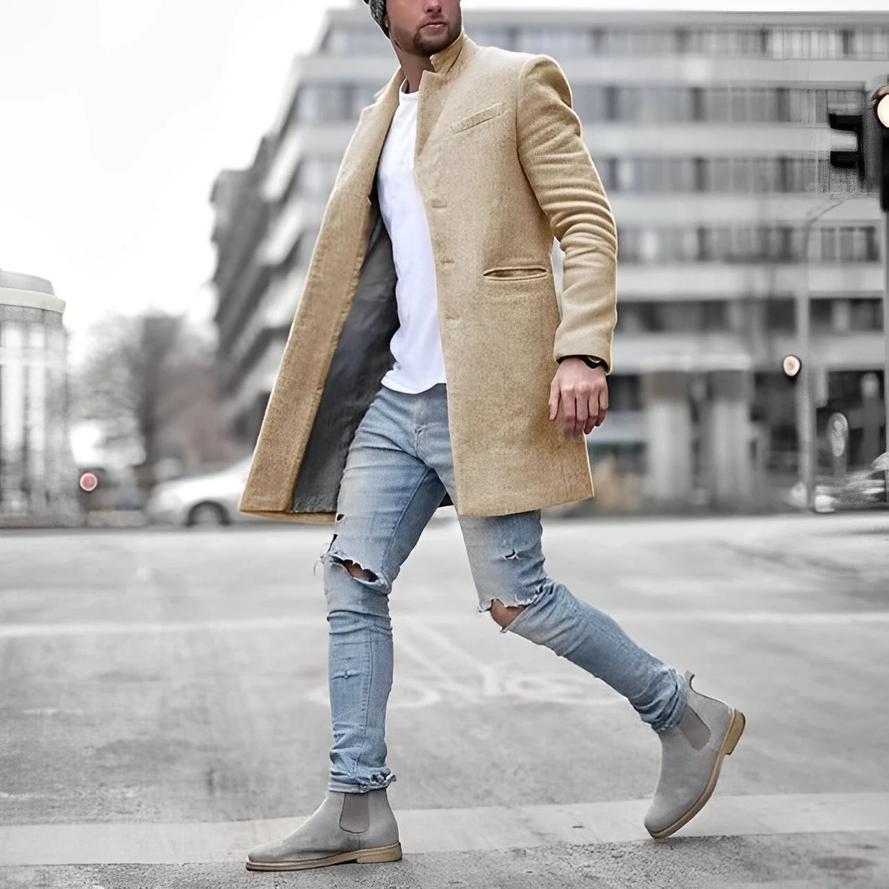 Quentin® | Men’s Winter Coats With Stand Collar - Image 3
