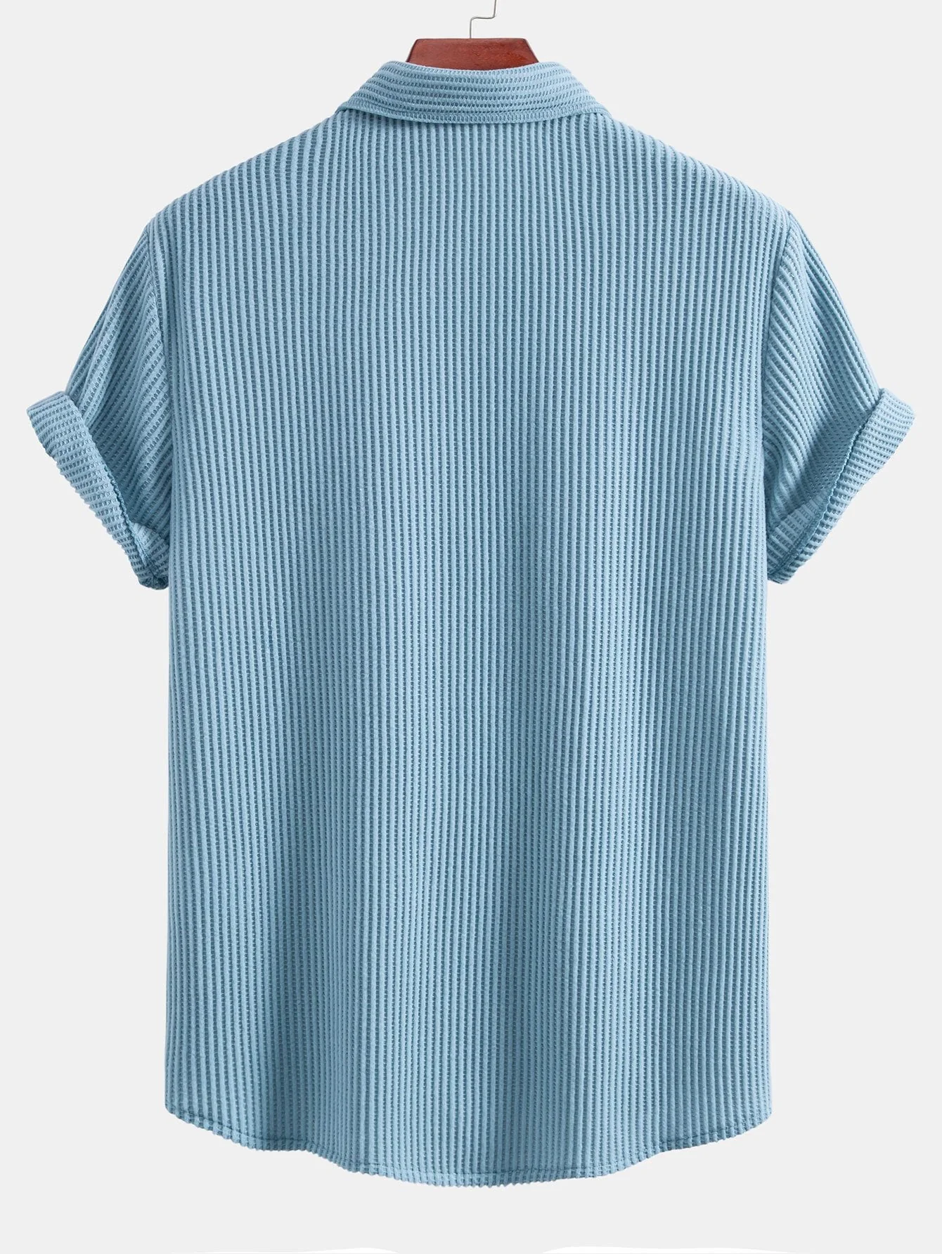 Quentin® | Waffle Button Up Shirt - Image 10