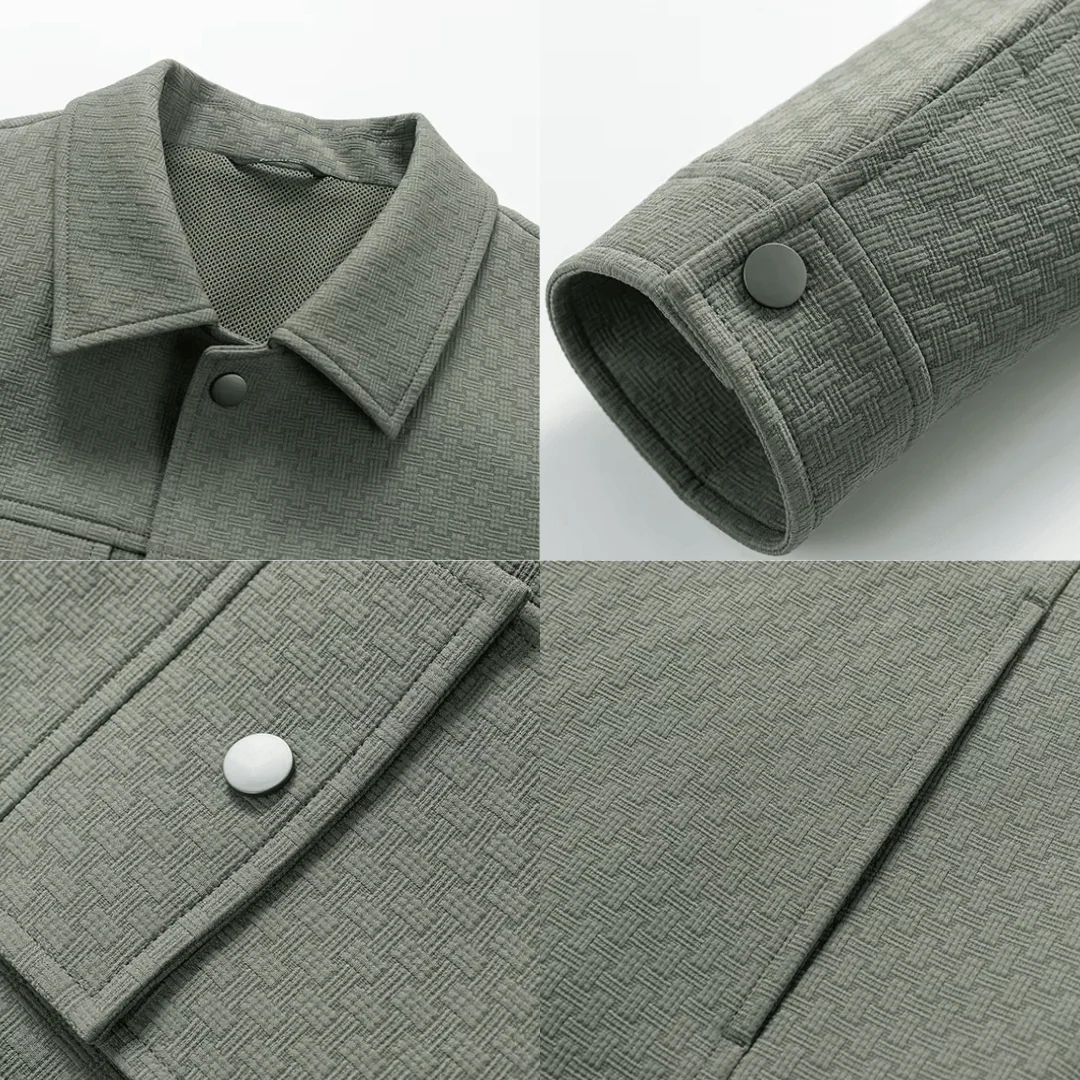 Quinn | Elliot Vintage Textured Cotton Knit Jacket - Image 4