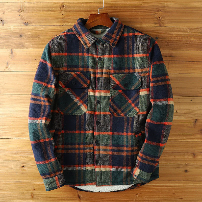 Raimundo® | Outlander Flannel Sherpa Jacket - Image 2