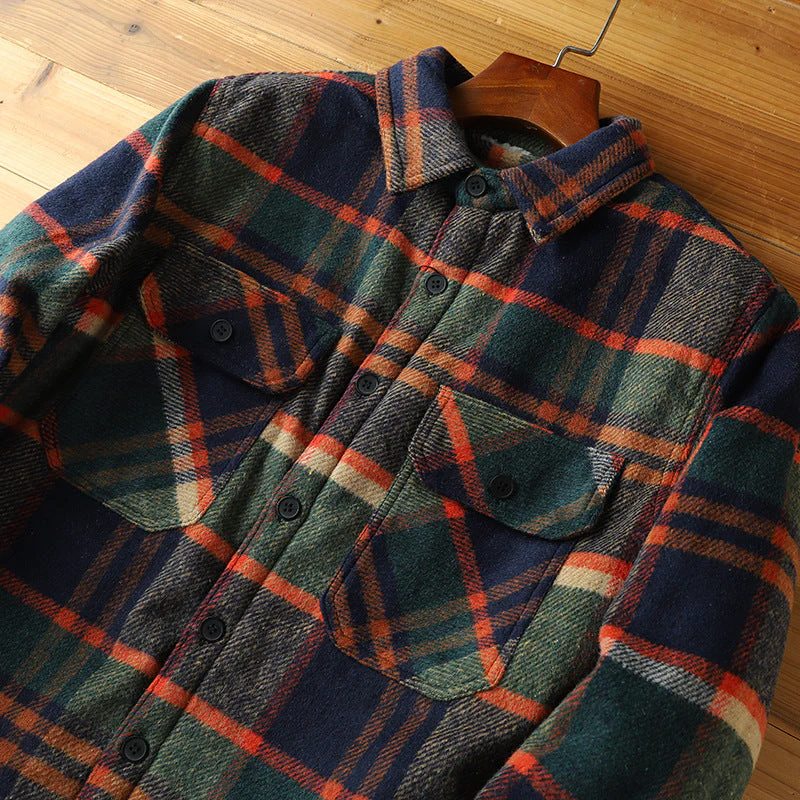 Raimundo® | Outlander Flannel Sherpa Jacket - Image 3