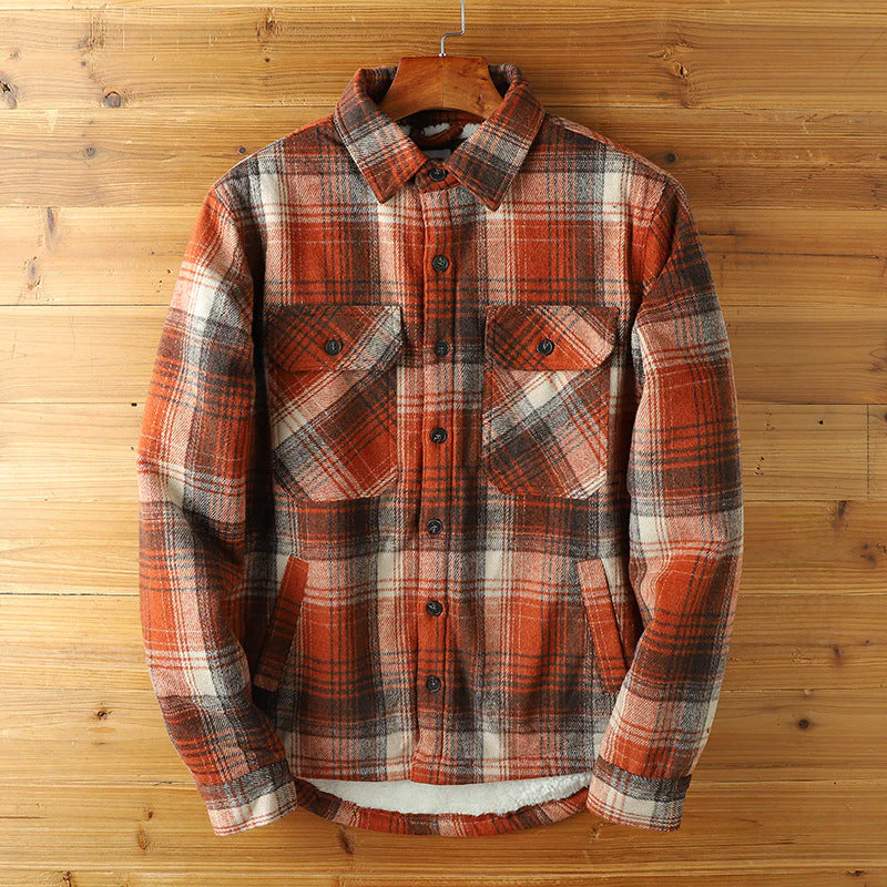 Raimundo® | Outlander Flannel Sherpa Jacket - Image 8