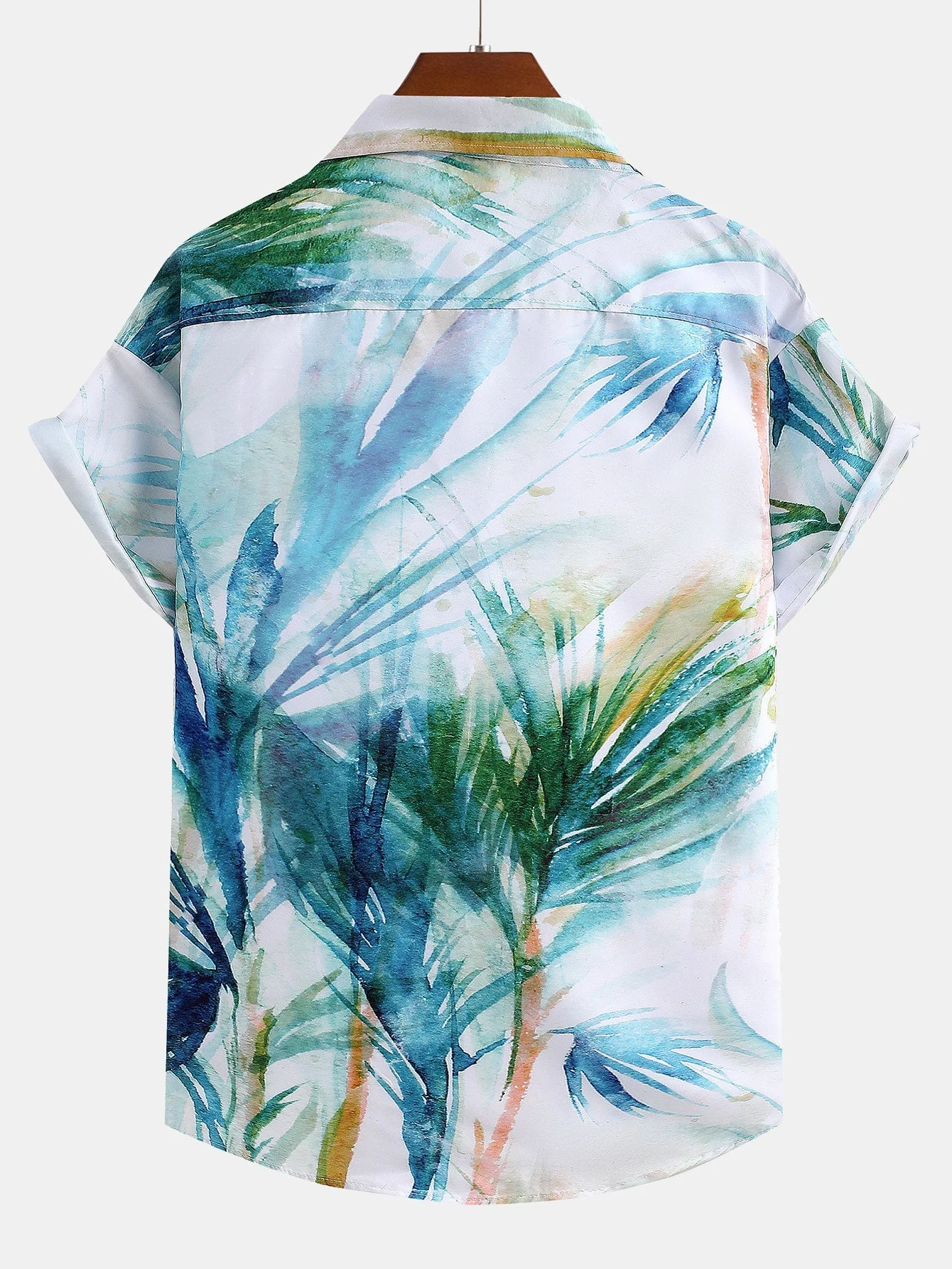 Ramiro® | Botanical Watercolor Print Shirt - Image 2