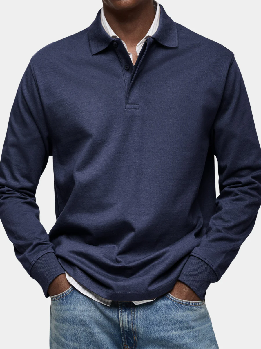 Raymond | LUXURY LONG SLEEVE POLO SHIRT