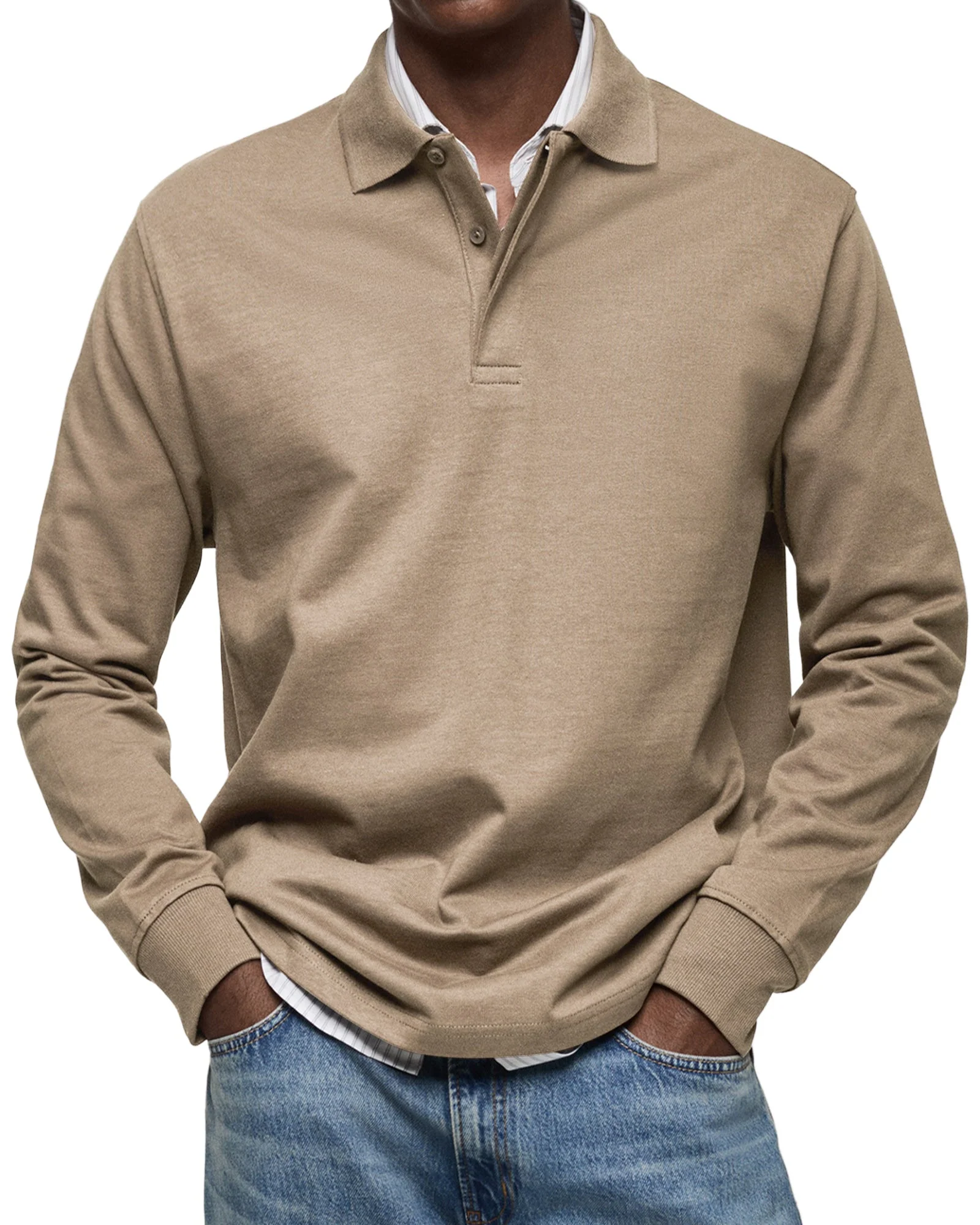 Raymond | LUXURY LONG SLEEVE POLO SHIRT - Image 8