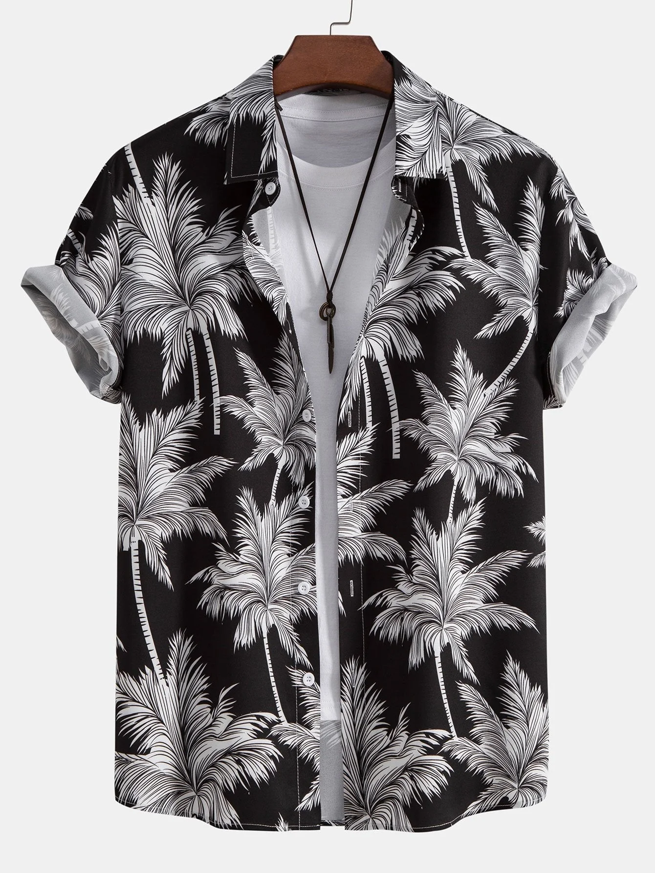 Reed® | Palm Tree Print Button Up Shirt & Swim Short - Image 6