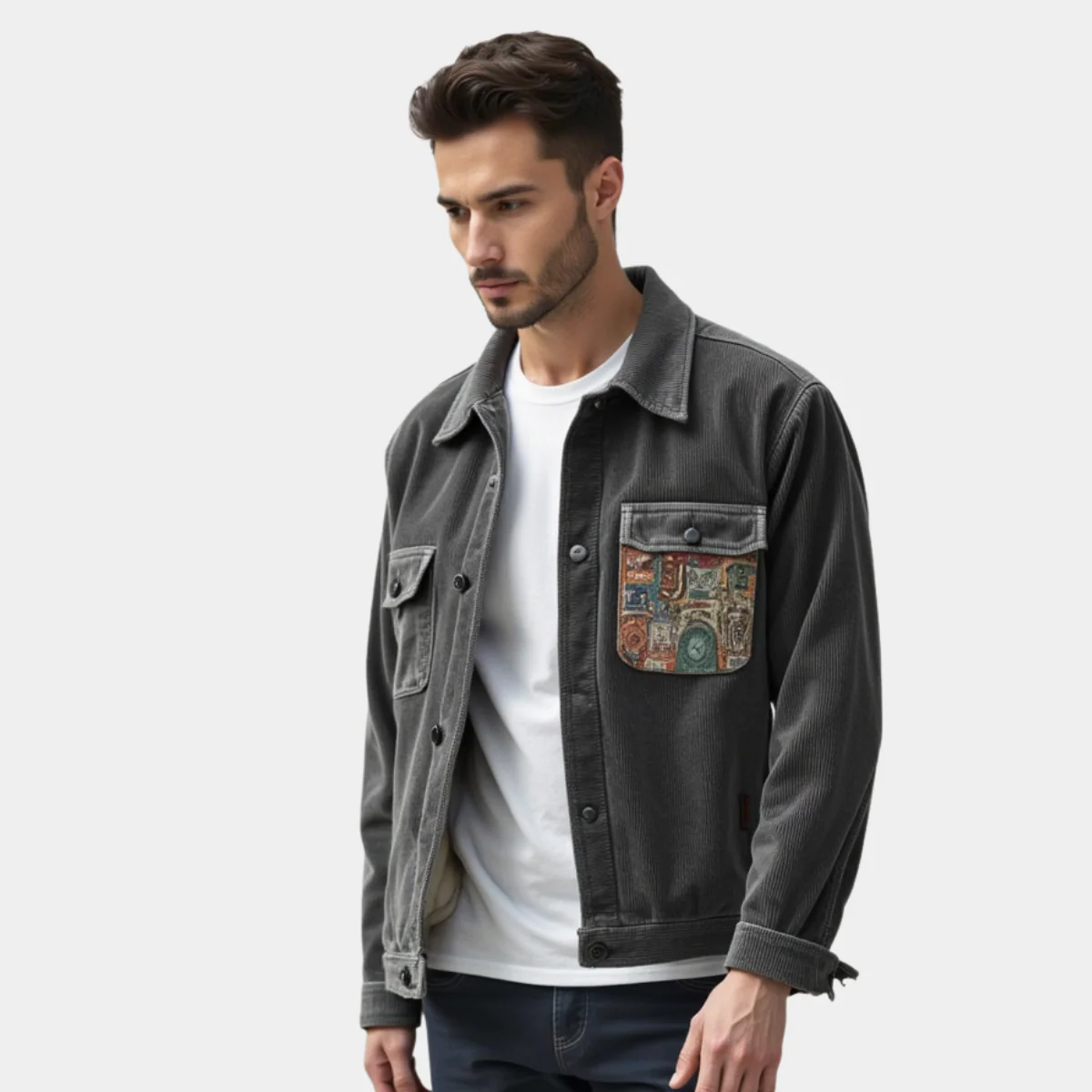 Reggie® | Comfortable Shirt With Patchwork Design