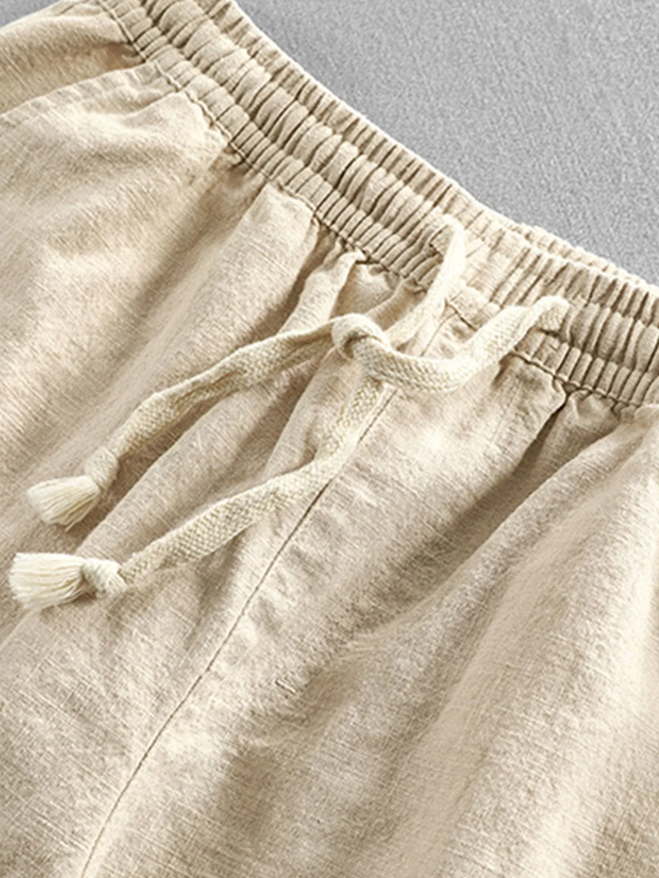 René® | Linen And Cotton Mix Ankle-Length Trousers - Image 9