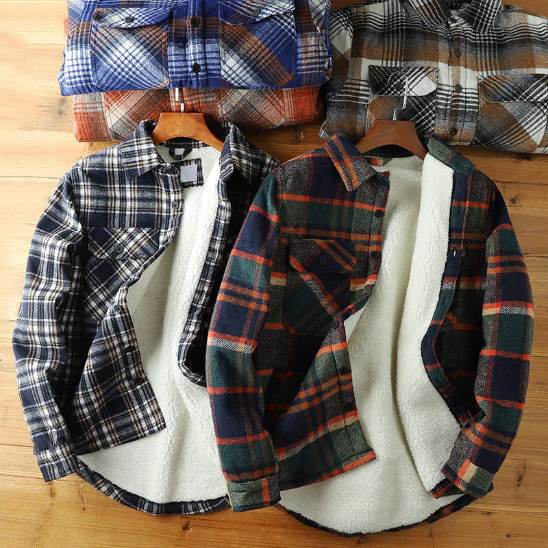 Rhys® | Outlander Flannel Sherpa Jacket - Image 5