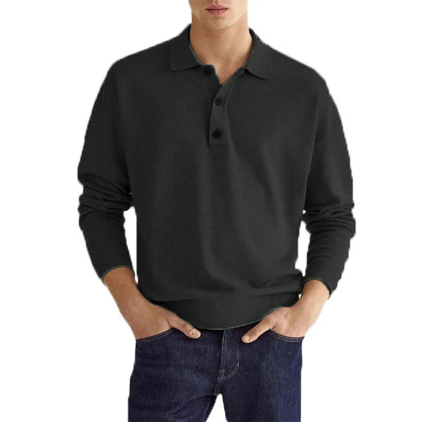 Ricardo® | Refined long-sleeved polo shirt - Image 10