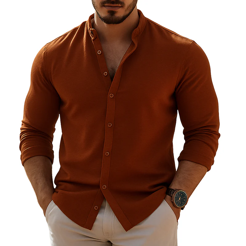 Ricardo | Men'S Casual Loose Long Sleeve Shirt - Image 8