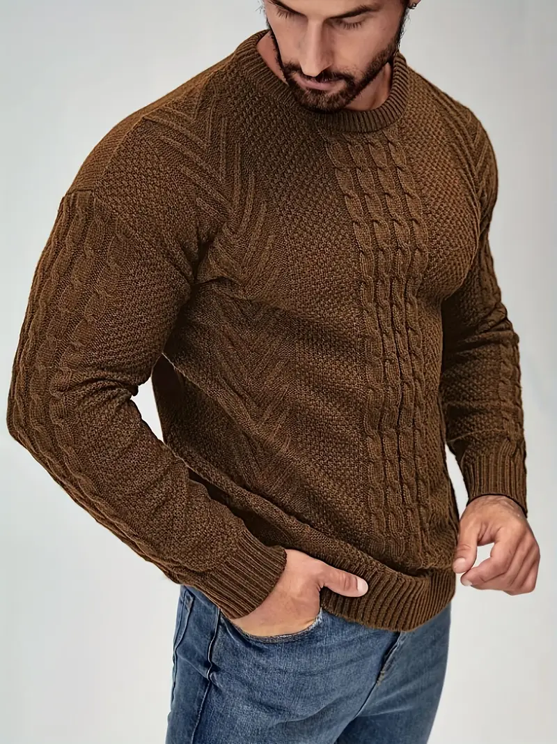 Richard® | Rib Knit Sweater For Men