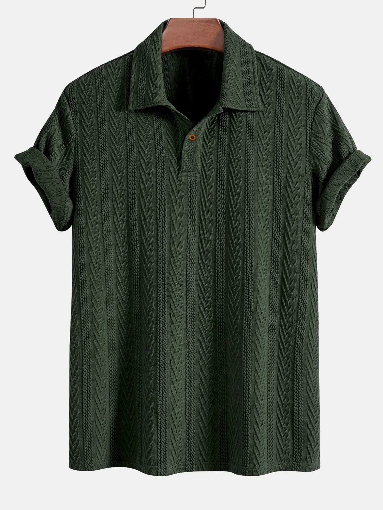 Robert® | Short Sleeve Jacquard Polo - Image 2
