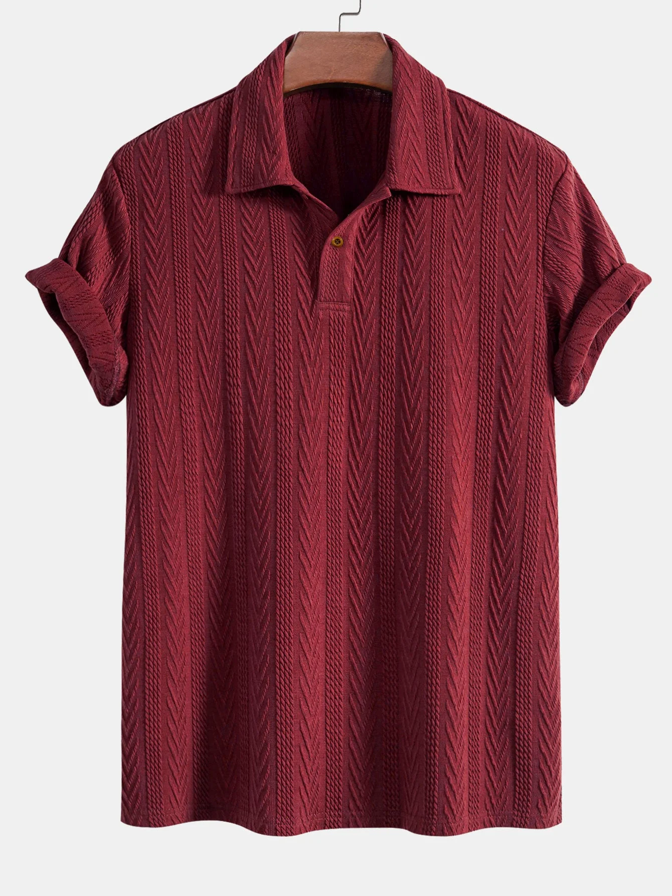 Robert® | Short Sleeve Jacquard Polo - Image 6