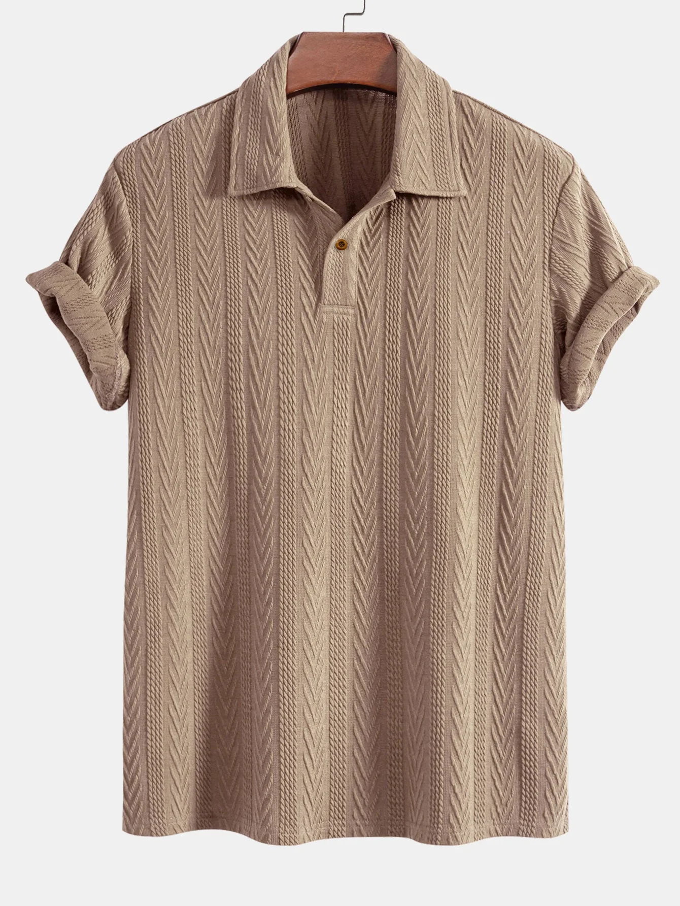 Robert® | Short Sleeve Jacquard Polo - Image 7