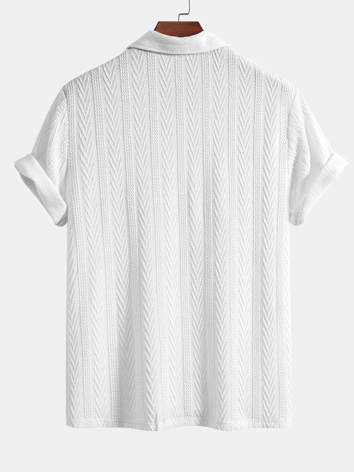 Robert® | Short Sleeve Jacquard Polo - Image 9