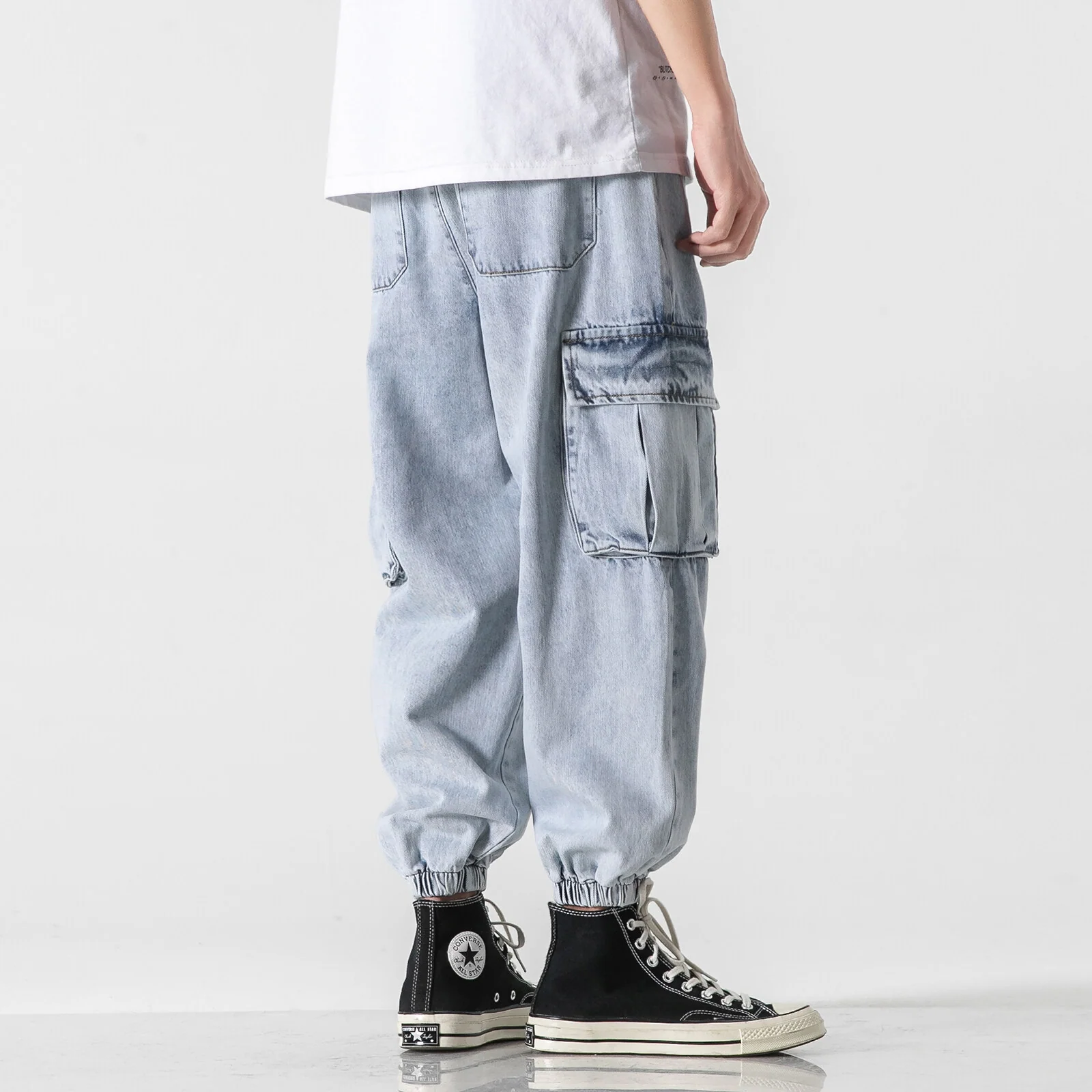 Rocco® | Denim Cargo Pants - Image 3