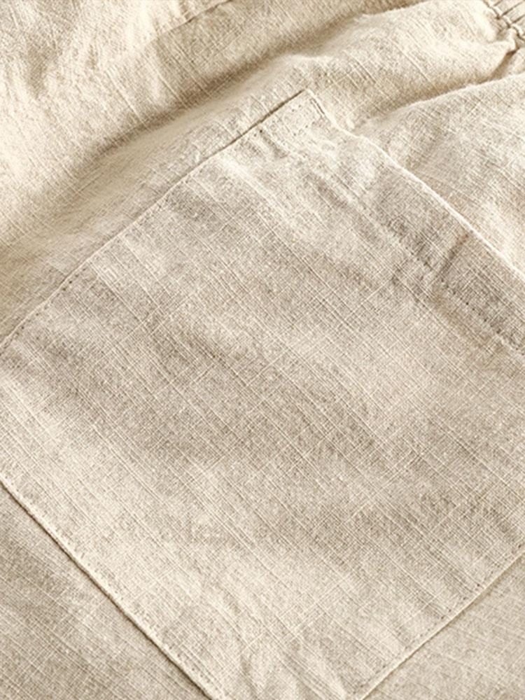 Roland® | Linen Cotton Blend Drawstring Shorts - Image 10