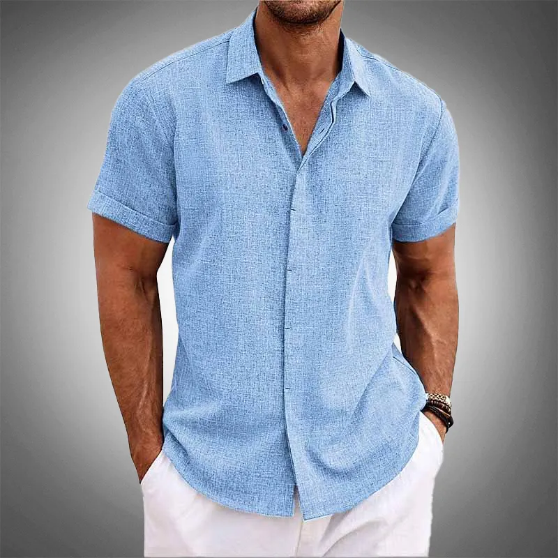 Rómulo | Damien Classic Summer Linen Shirt
