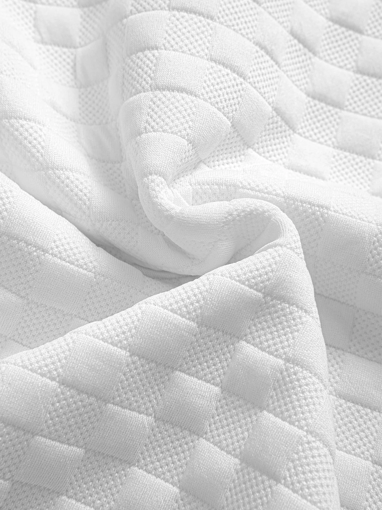 Ronald® | Checkerboard Jacquard Arc Hem Hooded T-Shirt - Image 9