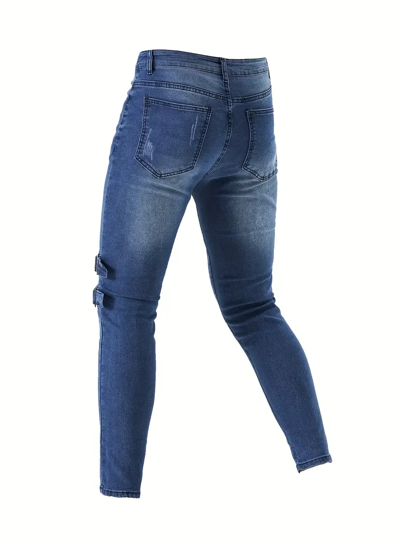 Rosendo® | Casual Biker Jeans For Men - Image 10