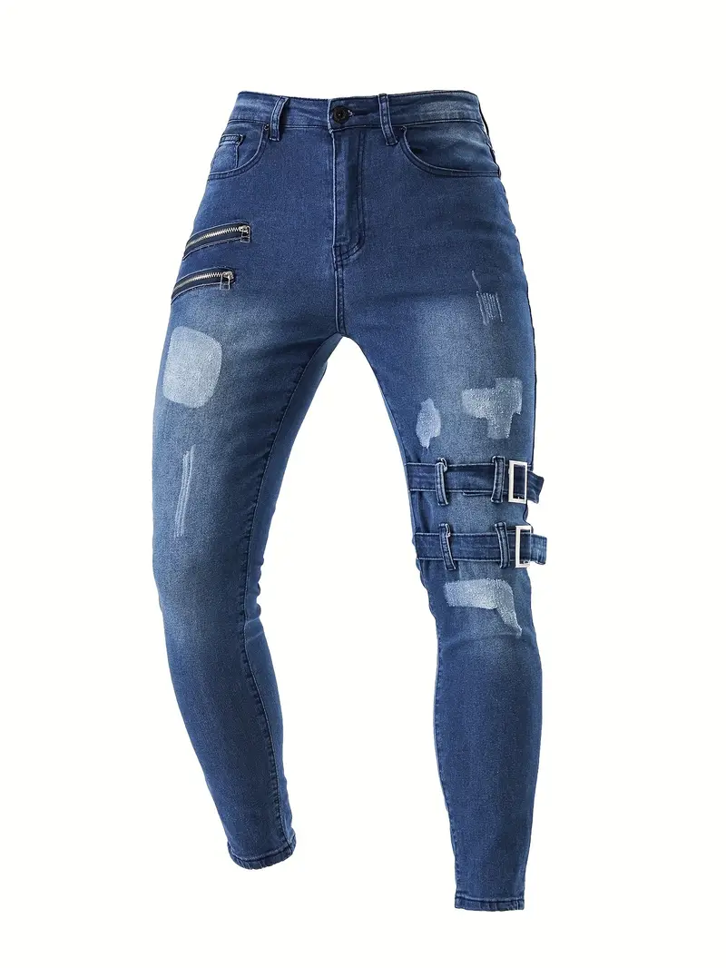 Rosendo® | Casual Biker Jeans For Men - Image 12