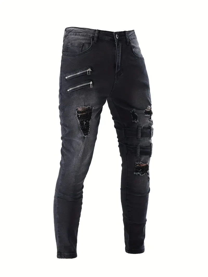 Rosendo® | Casual Biker Jeans For Men - Image 2