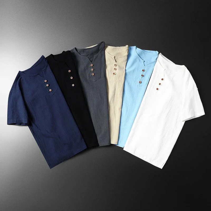 Rubén® | Cotton and linen T-Shirt - Image 3