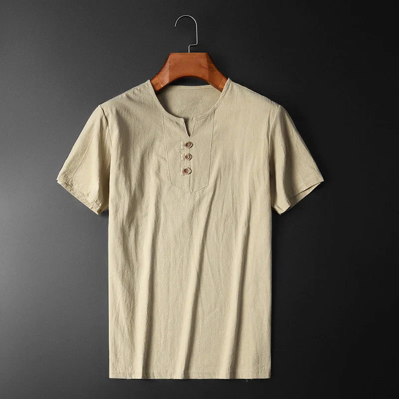 Rubén® | Cotton and linen T-Shirt - Image 5