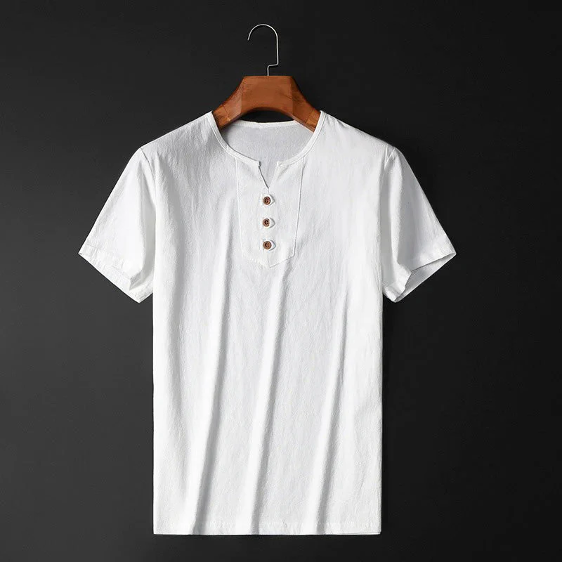 Rubén® | Cotton and linen T-Shirt - Image 6