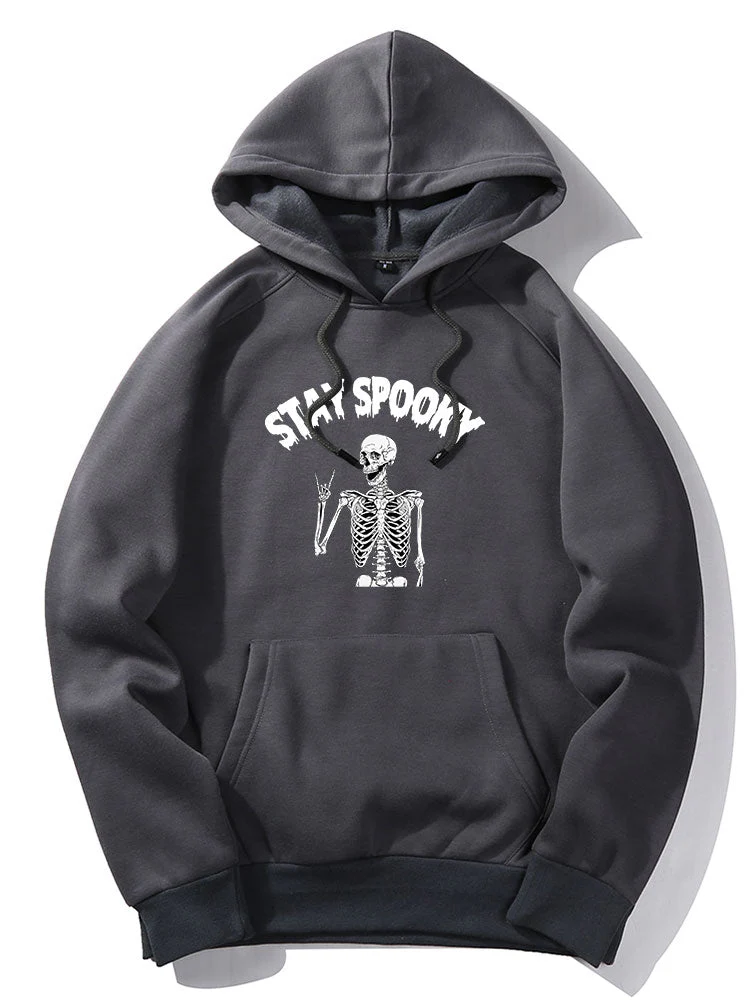 Ruben | Halloween Skeleton Print Hoodie - Image 3