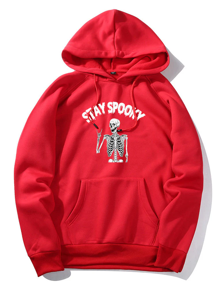 Ruben | Halloween Skeleton Print Hoodie - Image 5